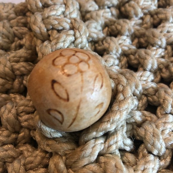 Vintage 70’s handmade macrame purse - Picture 4 of 4